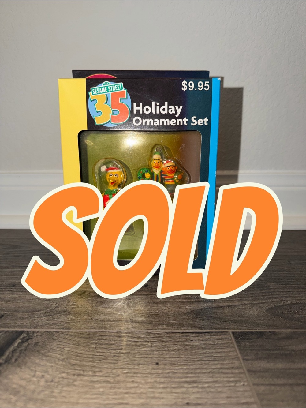 Sesame Street Holiday Ornament Set 2004